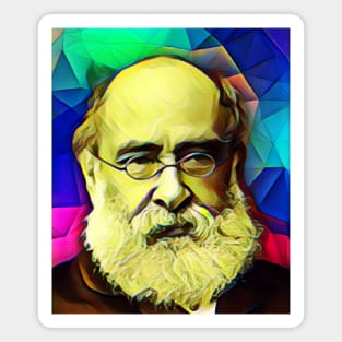 Anthony Trollope Colourful Portrait | Anthony Trollope Artwork 7 Magnet